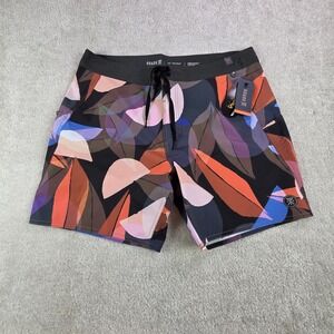 NWT Roark‎ The Boatman Boardshorts Mens Sz 36 Tropical Floral Beach Cruise